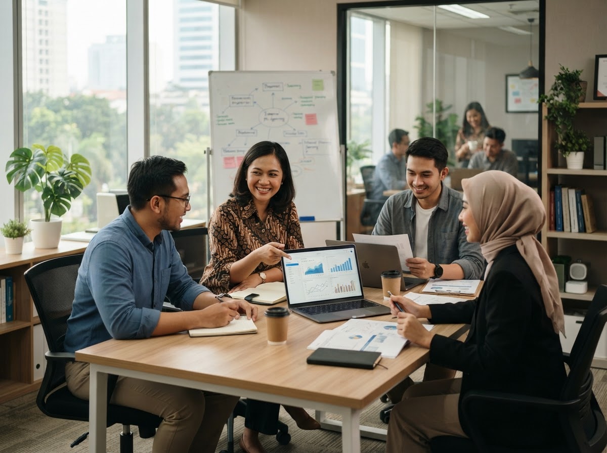 Bening Sahamloka tim dan proses analisis data investasi berbasis AI